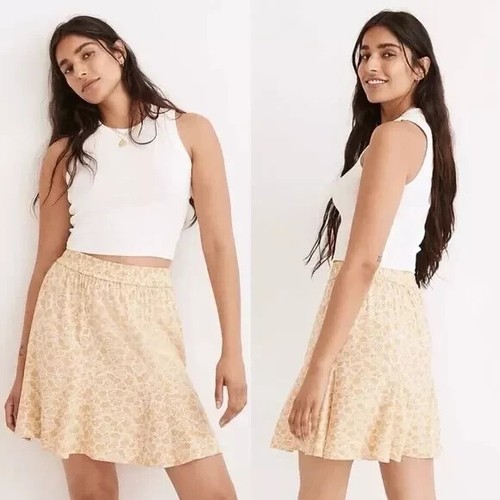 Madewell swing mini skirt - madewell,
