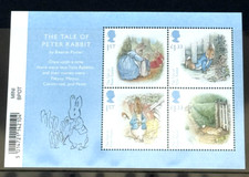 GB 2016 MNH BEATRIX POTTER UMM BARCODE MINIATURE MINI SHEET MS3868 Mint