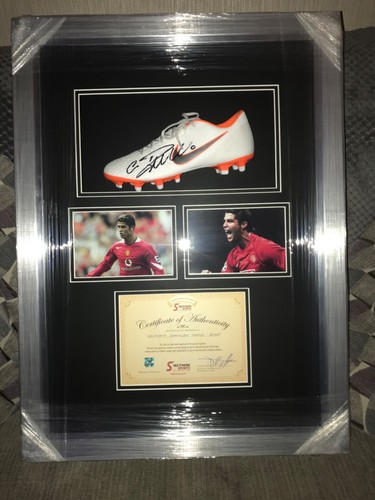 Cristiano ronaldo signed boot - cristiano,