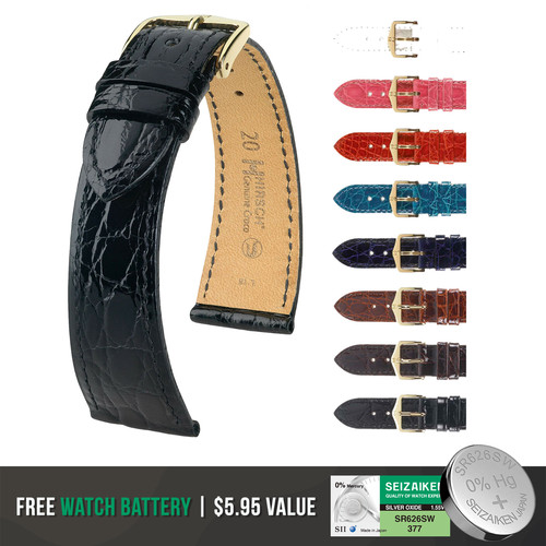 Hirsch genuine croco caiman - hirsch,