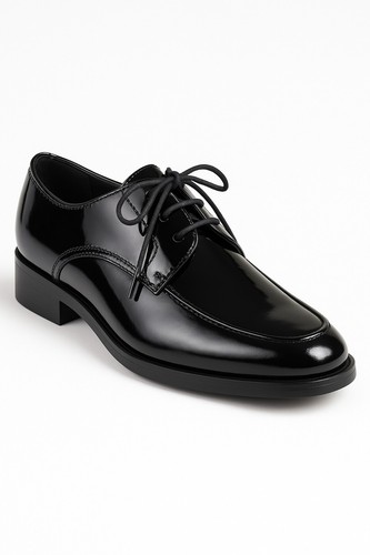 Boys patent laces smart formal - patent,
