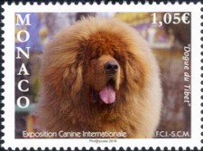 Monaco 2019 Tibetan Mastiff/Dogs/Dog Show/Pets/Nature/Animals 1v (mc1204)