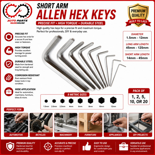 Allen hex key loose - loose, 1.5mm