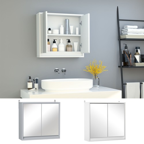 Wall mounted mirror cabinet - mounted, w/