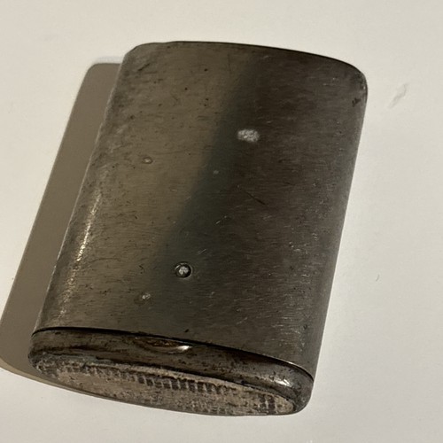 Antique metal vesta case - antique,