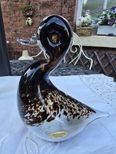 Wedgwood Brown Glass Duck
