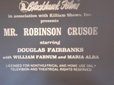 MR ROBINSON CRUSOE 1932 SUPER