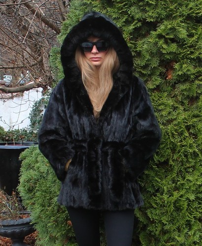 100 real ranch mink - mink, coat