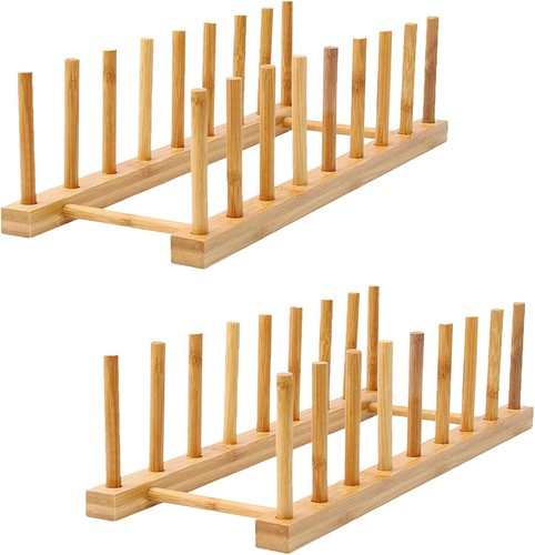 Bamboo dish rack pack - 2, 8