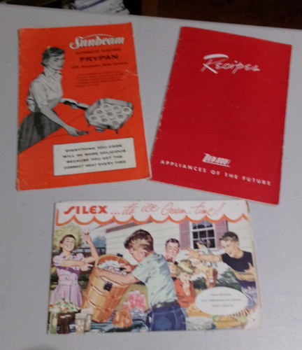 Vintage appliance cookbooks - vintage, &