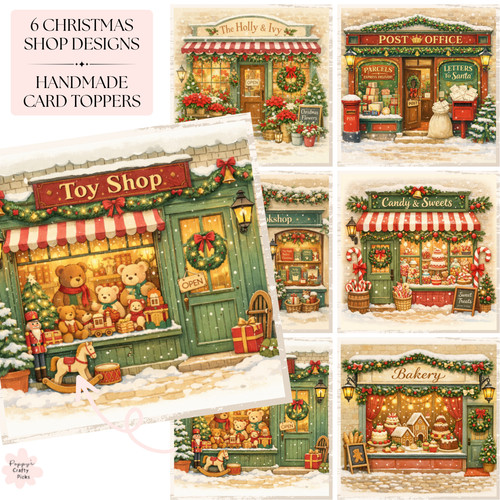 Christmas shop card - christmas,