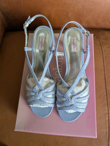 Powder blue strappy open toe - strappy,