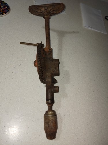 Hand drill antique - hand,