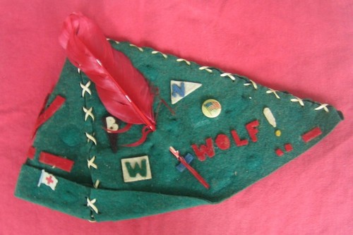 Cub scouts hat wolf 1939 - scouts,