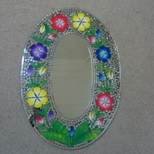 Hand Crafted Mosaic Mirror