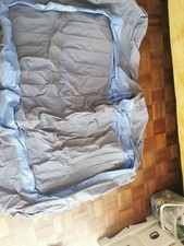 Small Child's Camp Bed With Raised Side To Prevent Falling Out The Side