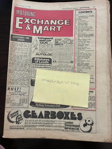 Motoring exchange mart - motoring,