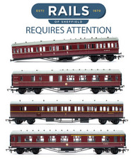 DAPOL 'OO' GAUGE RAKE OF 4 ASSORTED BR MAROON COACHES
