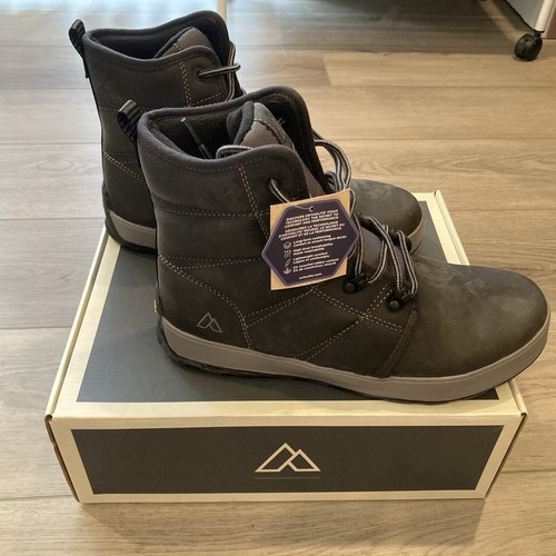Alpine men black - black, leather