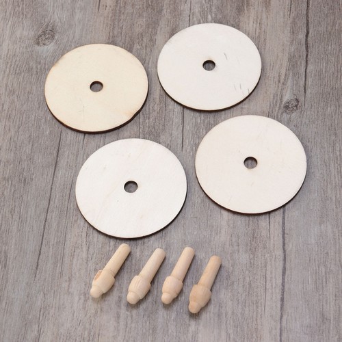 4pcs unfinished wooden - unfinished,