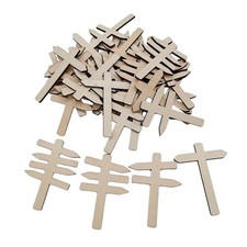 50 Pack Wooden Mini