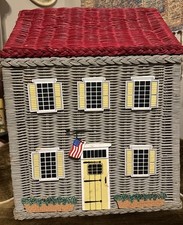 RARE Vintage Wicker Basket