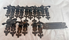 Black Antique Fleur-De-Lys