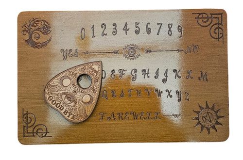 Handmade engraved spirit board - handmade,