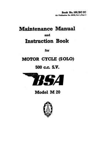 Bsa m20 500cc - m20,