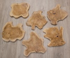 Teak Wood Tree Slice Wood Top