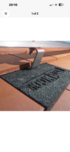 Hookstop solar hook tile