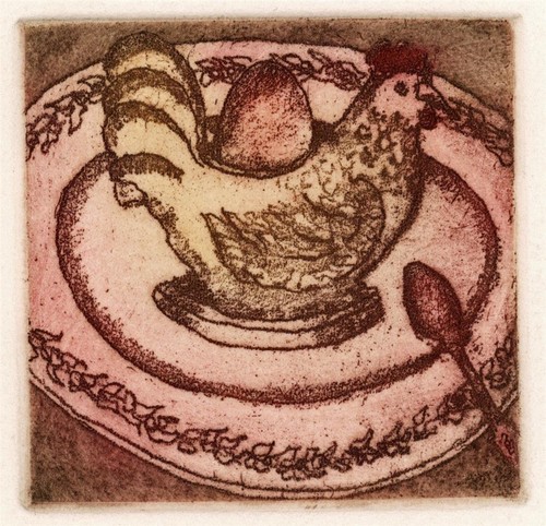 Sarah dunton signed aquatint - sarah,