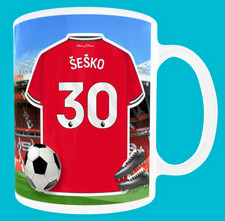Personalised Football Fan Mug Gift For Fathers Day Birthday Christmas 11oz Cup