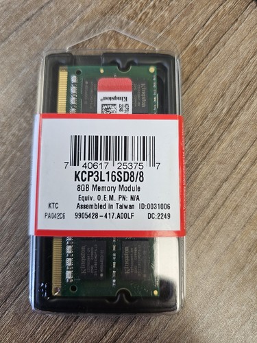 Kingston 8gb ddr3 - kingston,