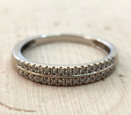 18ct gold ring size diamond - 18ct,