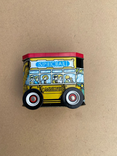 London bus empty sweet tin - empty,