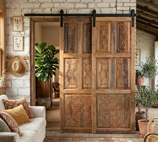 Vintage Carved Door Entry Door