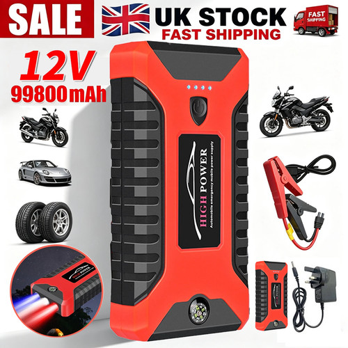 99800mah 12v car jump starter - 12v,