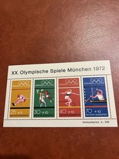 German stamps 1972 - german, olympics