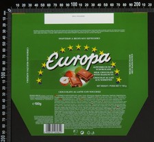 Set of 3 Original Wissoll (Germany) 100g 'Europa' Chocolate Wrappers 2003