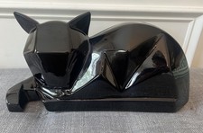 VTG MCM Black Ceramic Cubist