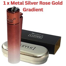 METAL CLIPPER LIGHTERS SET