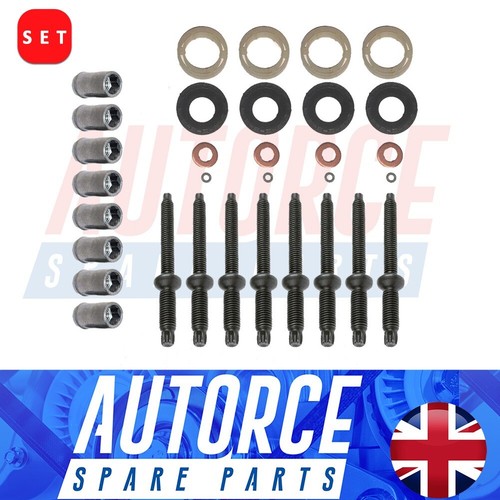 Injector stud nut - injector, washer