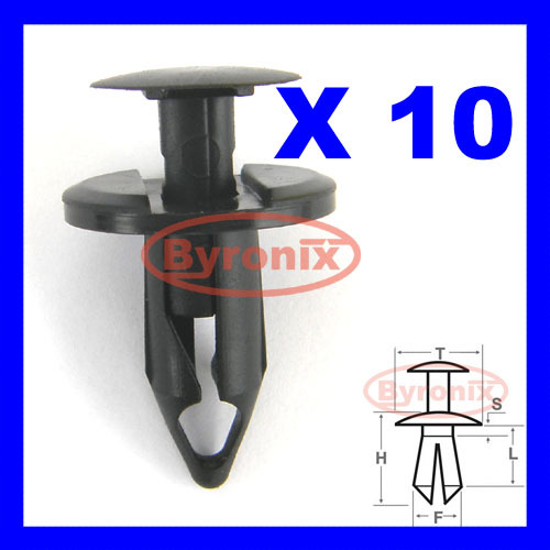 Atv fender arch clips quad - atv,