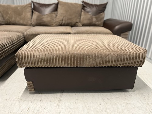 Sofa corduroy footstool - sofa,