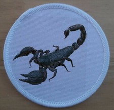 Black Scorpion Sew On Patch