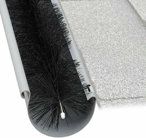 Gutter guard brush drain - gutter,
