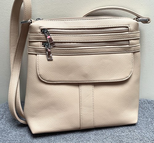 Beige cross body - body, bag