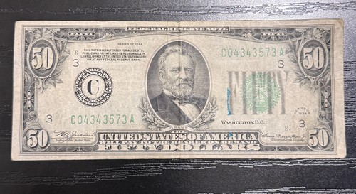 1934 federal reserve note - 1934,