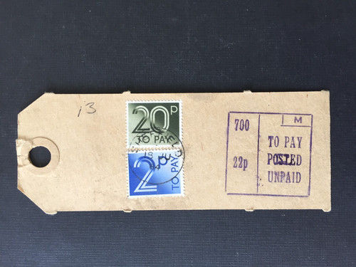 1984 20p postage dues - 1984,